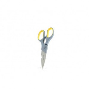 Forbici Westcott Softgrip Titanium Super Multi arrotondate giallo/grigio 21 cm E-30486 00_934501