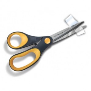 Forbici Westcott Softgrip Titanium Non Stick grigio/giallo 18 cm E-33670 00_934496