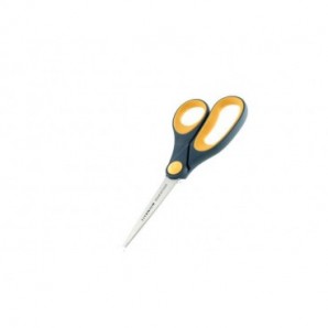 Forbici Westcott Softgrip Titanium Non Stick lame asimmetriche arrotondate grigio/giallo 20,4 cm - E-33681 00_934497