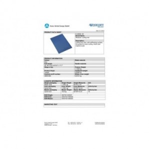 Tappetino da taglio Westcott 60x45 cm blu DIN A2 E-46002 00_934510