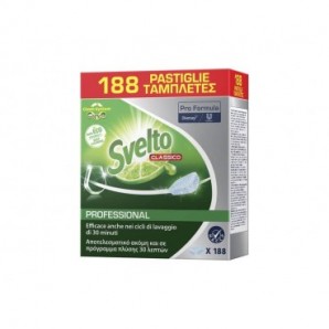 Detergente lavastoviglie Svelto Professional Tablets con estratto di limone conf. 200 pezzi - 7510491_207938