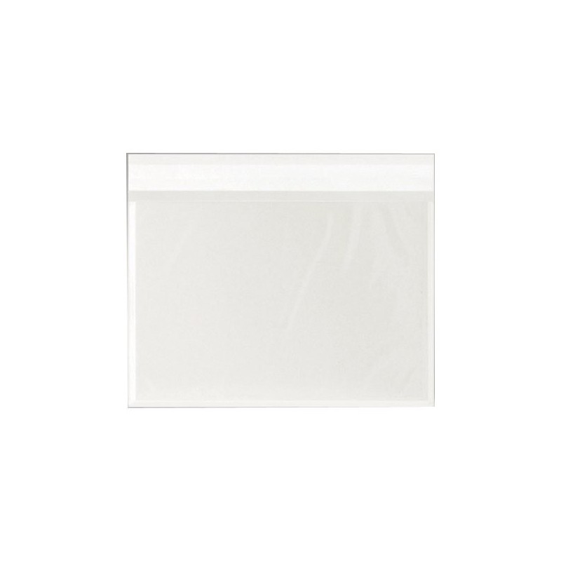 Buste autoadesive portadocumenti WePack f.to 24x18 cm trasparente neutra conf. da 100 buste - 240180100N_775018