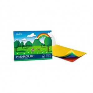 Album da disegno FAVINI PRISMACOLOR in cartoncino monoruvido 5 colori assortiti 128 g/m² 24x33cm - A12X244_528992