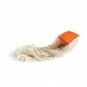 Mop in cotone Perfetto Factory 400 gr. bianco / fascetta arancio 0026H_059026