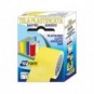 Nastro adesivo in in tela Tes 702 SYROM formato 38 mm x 2,7 m - materiale tela plastificata giallo - 7574_258722