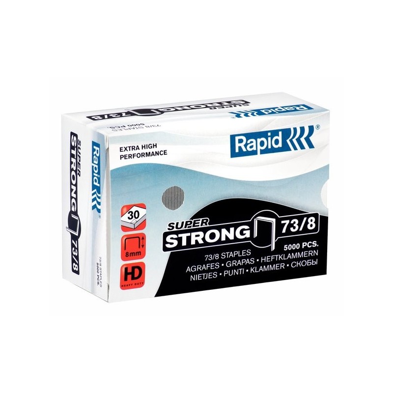 Punti metallici Rapid Super Strong 73/8 conf. da 5000 - 24890300_241485