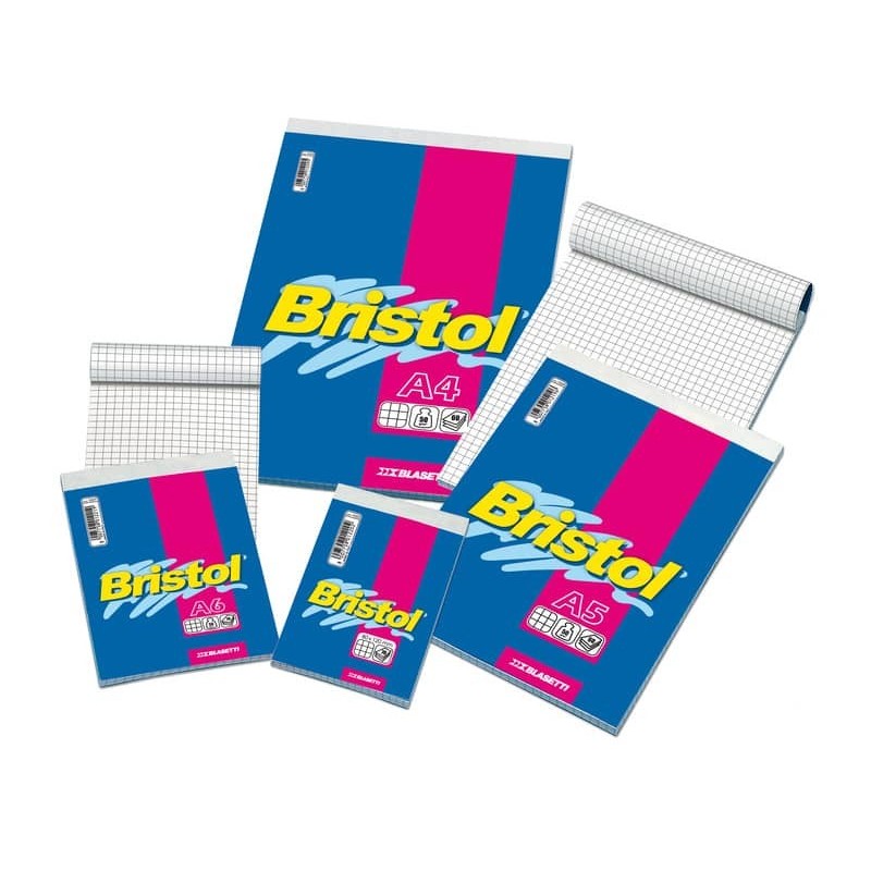 Blocco punto metallico Blasetti BRISTOL copertina patinata 115 gr 50 g/m² Q 5M