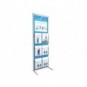 Espositore da terra Paperflow Infodisplay 7 scomparti alluminio K500035_159157