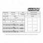 Etichette bianche MARKIN permanenti 99,1x67,7mm angoli arrotondati conf. 800 etichette - X210A450_137182