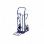 Carrello in acciaio Serena Group 55 x 52-80 x h. 140 cm blu HT4028