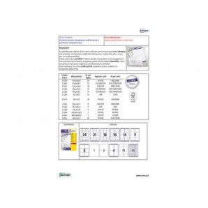 Etichette bianche per indirizzi AVERY Ultragrip™ 63,5x46,6 100 fogli - L7161-100_248556