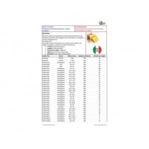 Etichette bianche con angoli arrotondati TICO Copy Laser Premium 64,6x33,8 100 fogli - LP4W-6434_420559