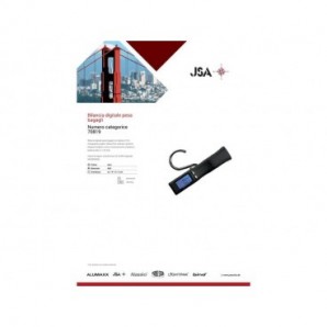 Bilancia digitale pesa bagagli JSA con display LCD nero 70819_240115