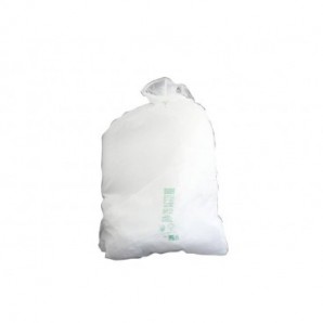 Sacchi immondizia Cagliplast in mater-bi biodegradabile capacità 97 l Bianco naturale rotolo da 20 pz. - 21361