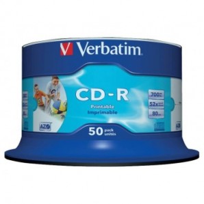 CD-R AZO Verbatim 700 MB in confezione da 50 cd - 43438_712782