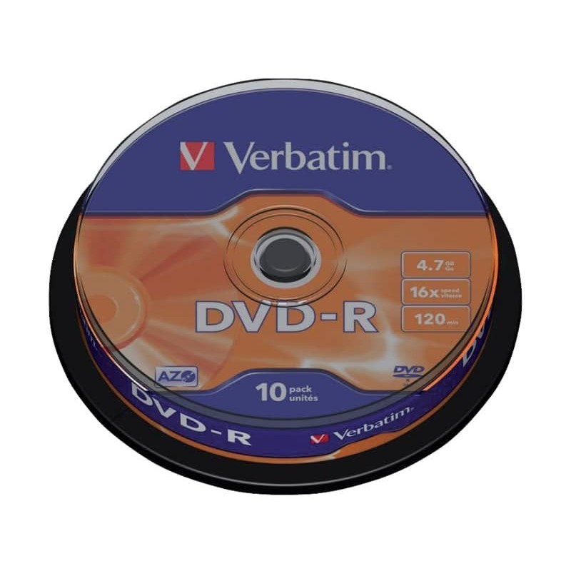 DVD-R Verbatim 4.7 GB in confezione da 10 dvd - 43523_127470
