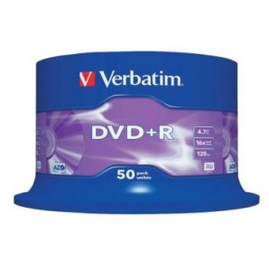 DVD-R Verbatim 4,7 GB in confezione da 50 dvd - 43550_712855