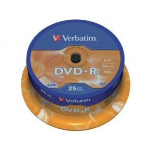DVD-R Verbatim 4.7 GB in confezione da 25 dvd - 43522_239755