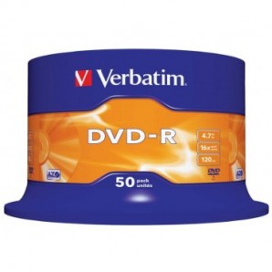DVD-R Verbatim 4.7 GB in confezione da 50 dvd-r - 43548_712839