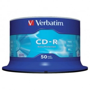CD-R Extra Protection Verbatim 700 MB in confezione da 50 cd-r - 43351_402328
