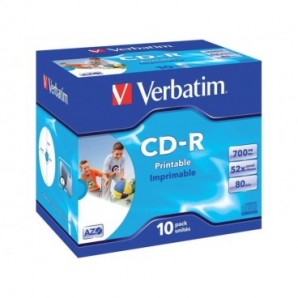 CD-R AZO Verbatim 700 MB conf. da 10 - 43325_943603