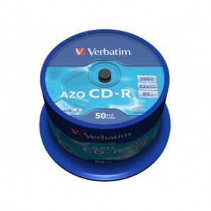 CD-R AZO Verbatim 700 MB in confezione da 50 cd-r - 43343_410201