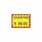 Etichette per prezzatrice Printex f.to 26x19 mm giallo/rosso permanenti conf 10 rotoli da 600 etich. - B10/2619/FPGSTF_185138