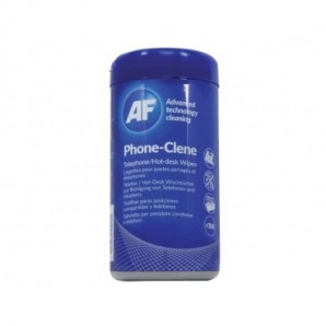 Salviette detergenti AF International Phone-Clene Barattolo da 100 salviette - APHC100T_159079