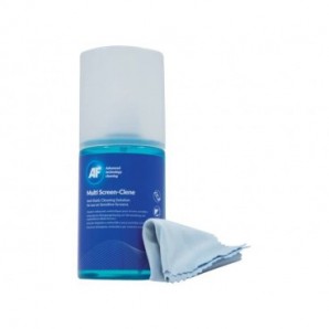 Spray e panno di pulizia AF International bomboletta da 200 ml con panno Multi-Screen-Clene - AMCA 200MIF