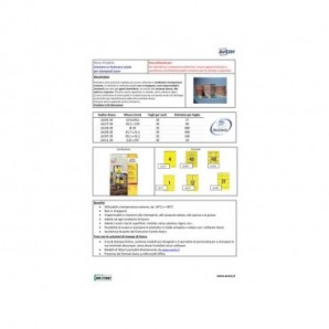 Etichette in poliestere AVERY giallo 20 fogli - L6103-20