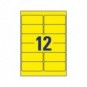 Etichette in poliestere AVERY giallo 99,1x42,3 mm 240 etichette - L6107-20