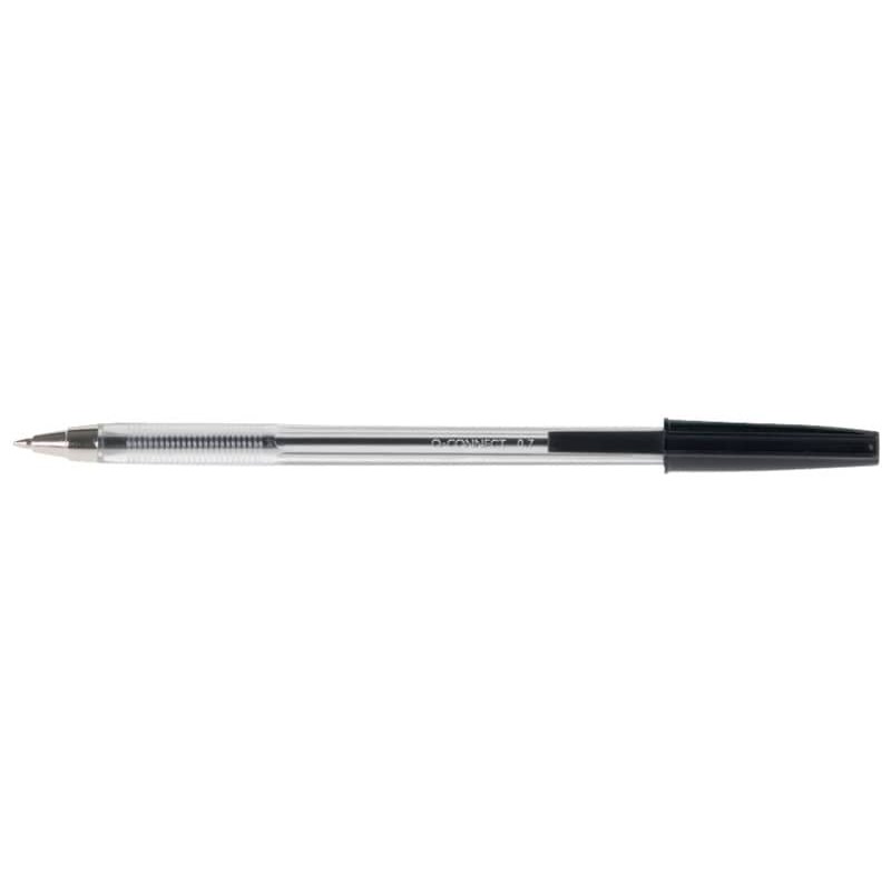 Penna a sfera Q-Connect M nero conf. da 20 - KF34042