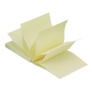 Foglietti riposizionabili a fisarmonica Q-Connect Z-Quick Notes 70 g/m² giallo 76x76 mm 12 bloc. da 100 ff - KF02161