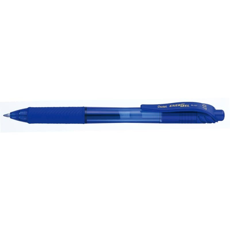 Penna roller a scatto Pentel EnerGel X 0.7 mm blu BL107-CX_517870