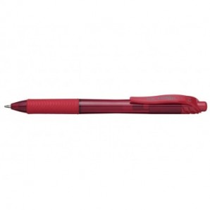 Penna roller a scatto Pentel EnerGel X 1 mm rosso BL110-BX_129946
