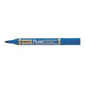 Marcatore permanente Pentel N850 punta conica 4.5 mm blu N850-CE_934905
