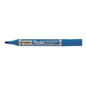 Marcatore permanente Pentel N860 punta a scalpello 4.5 mm blu N860-CE_934909