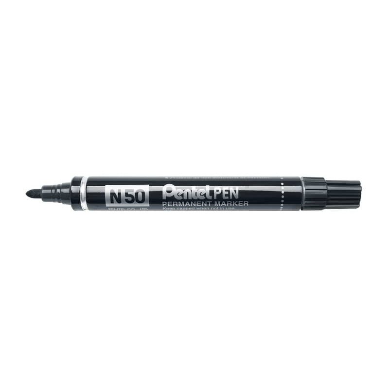 Marcatore professionale permanente Pentel N50 punta conica 4,3 mm nero N50-A_016506