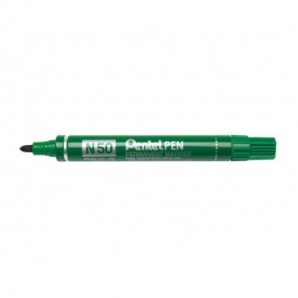 Marcatore professionale permanente Pentel N50 punta conica 4,3 mm verde N50-D_016530
