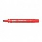 Marcatore permanente Pentel N60 punta a scalpello 3,9-5,7 mm rosso N60-B_117948