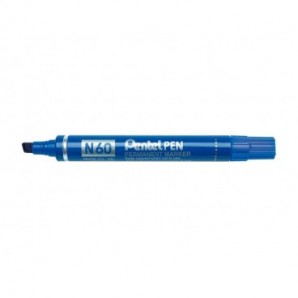 Marcatore permanente Pentel N60 punta a scalpello 3,9-5,7 mm blu N60-C_018086