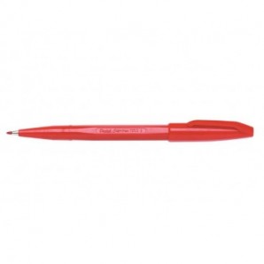 Pennarello Pentel Sign Pen punta fibra 2 mm 0,8 mm rosso S520-B_016603