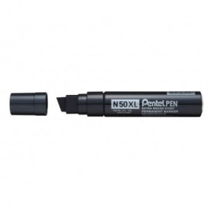 Marcatore permanente Pentel N50 XL punta a scalpello 15.4/8.0 mm nero N50XL-A_934911