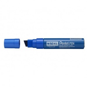 Marcatore permanente Pentel N50 XL punta a scalpello 15.4/8.0 mm blu N50XL-C_934913
