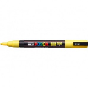 Marcatore a tempera POSCA Uni-Ball punta tonda 0,9-1,3 mm giallo M PC3M G_139477