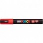 Marcatore a tempera POSCA Uni-Ball punta tonda 1,8-2,5 mm rosso M PC5M R_602148