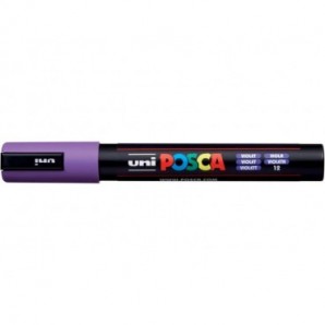 Marcatore a tempera POSCA Uni-Ball punta tonda 1,8-2,5 mm viola M PC5M VI_145520