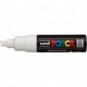 Marcatore a tempera POSCA Uni-Ball punta a scalpello 8 mm bianco M PC8K BI_270580