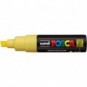 Marcatore a tempera POSCA Uni-Ball punta a scalpello 8 mm giallo M PC8K G_270620