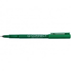 Fineliner Q-Connect 0.4 mm verde Conf. 10 pezzi - KF25010